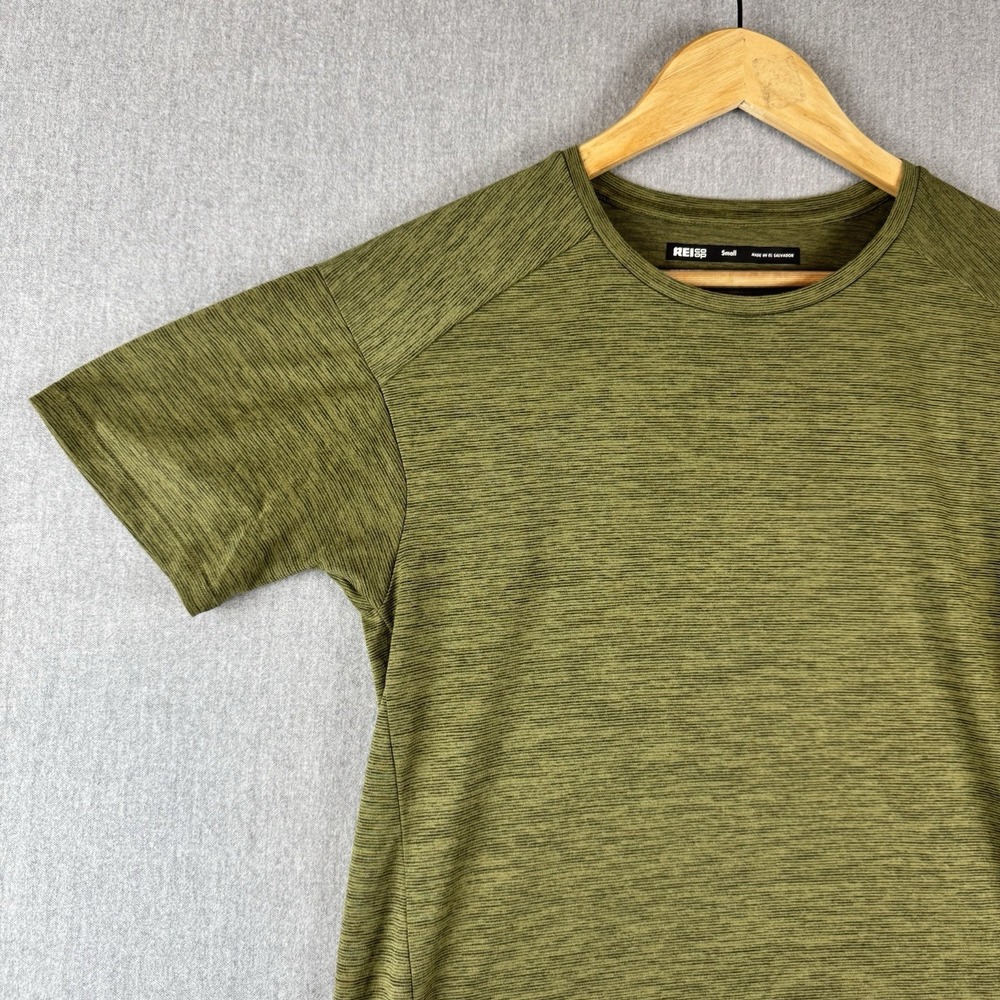 REI Co-op Active Pursuits T-Shirt Men's Small Short Sleeve Outdoor Green - Picture 3 of 13